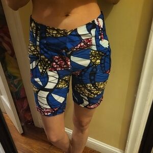 Vibrant African Print Bermuda Shorts